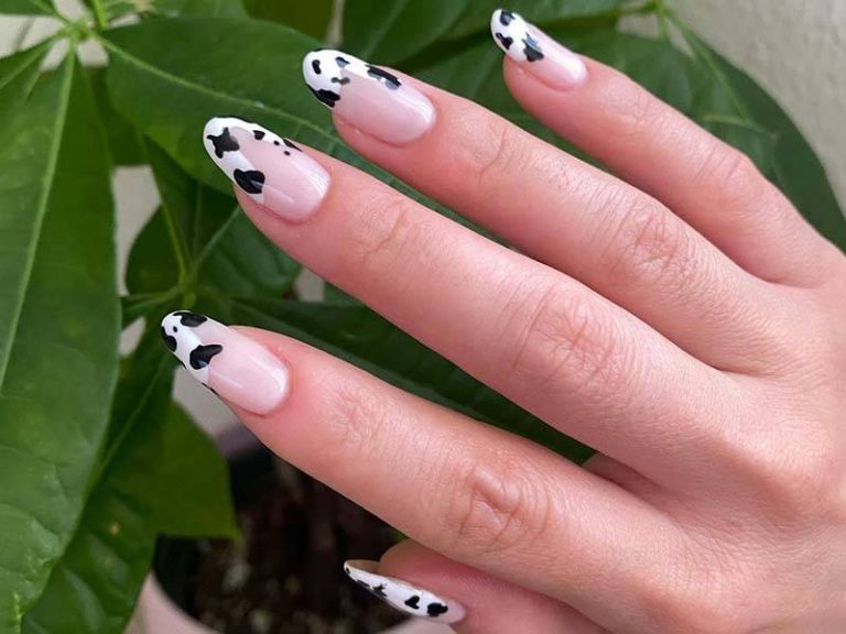 10. Cow Print Nails: The Perfect Addition to Your Animal Print Collection - wide 1